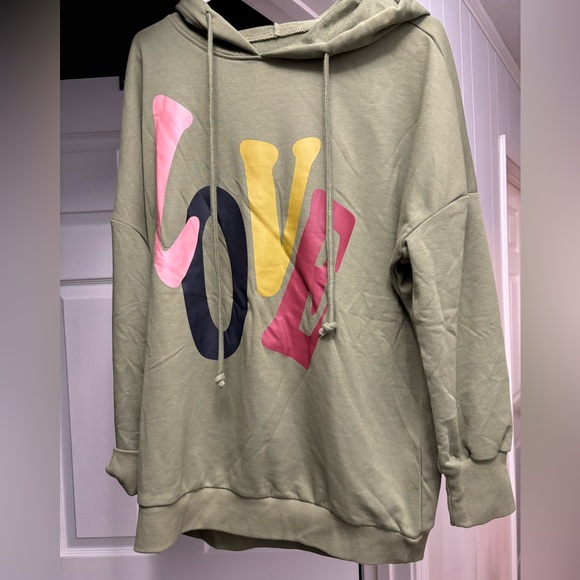 Women’s sweatshirt hoodie. Size large. New with tags - Picture 2 of 4